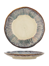 John Lewis Bloomingville Imogen Reactive Glaze Small Stoneware Plate, 16.5cm, Beige/Green- Buy online at McGrocer