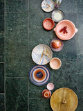 Bloomingville Imogen reactive glaze stoneware plate 16.5cm, imported from the UK