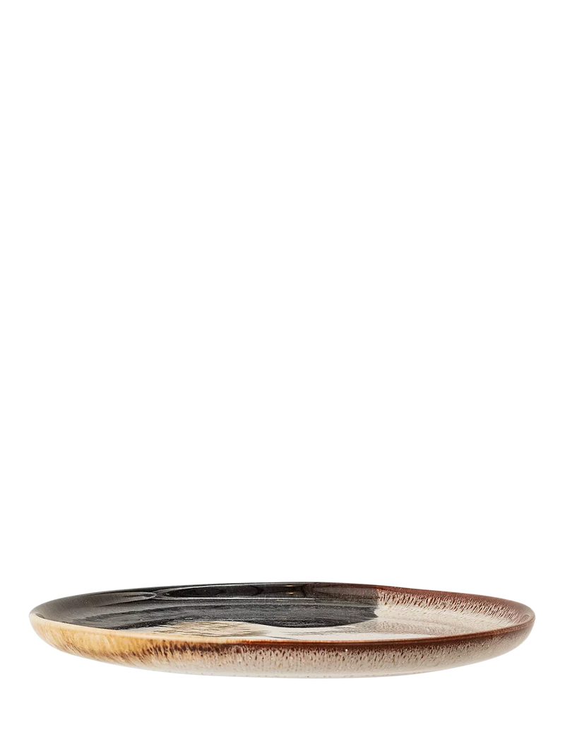 Bloomingville stoneware side plate blue 22cm - British product