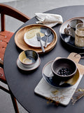 Bloomingville stoneware side plate blue 22cm - British product