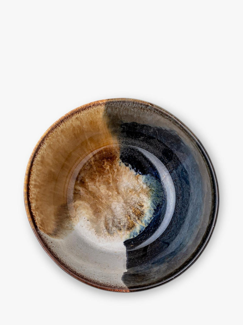 Bloomingville stoneware cereal bowl blue 15.5cm - British product