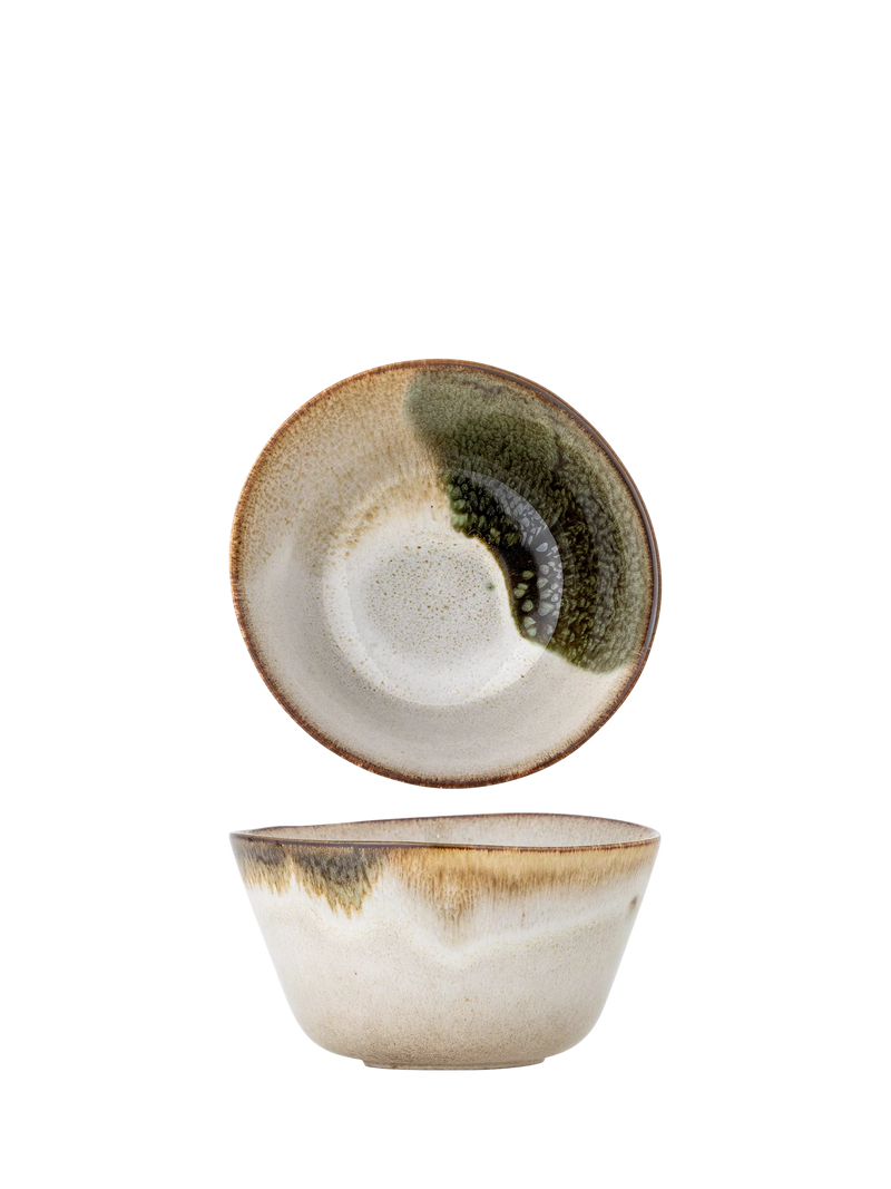 Bloomingville stoneware cereal bowl green 15.5cm, UK version