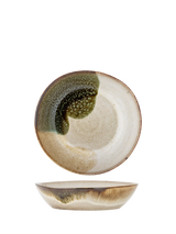 John Lewis Bloomingville Jules Stoneware Pasta Bowl, 22cm, Green- Buy online at McGrocer