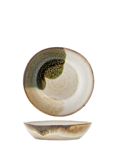 John Lewis Bloomingville Jules Stoneware Pasta Bowl, 22cm, Green- Buy online at McGrocer