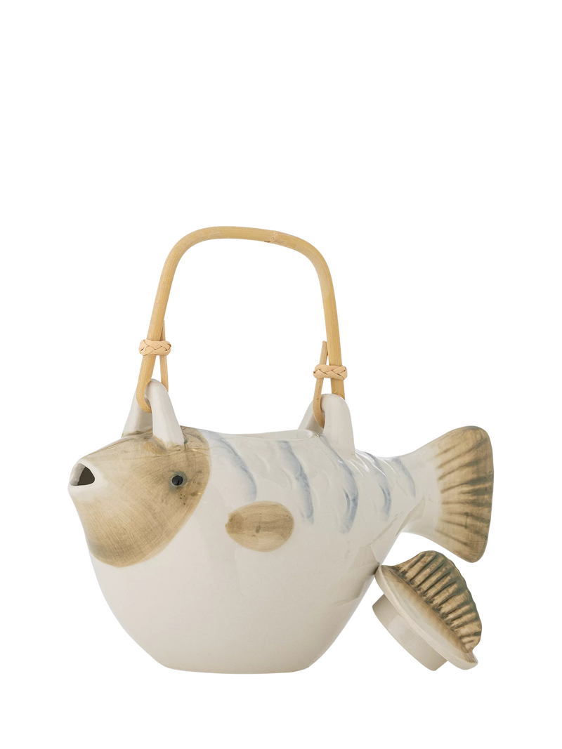 Bloomingville Wrenna stoneware teapot 800ml grey, UK version