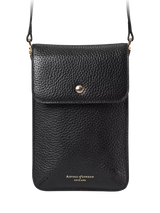 John Lewis Aspinal of London Duo Phone Leather Crossbody Pouch- Buy online at McGrocer