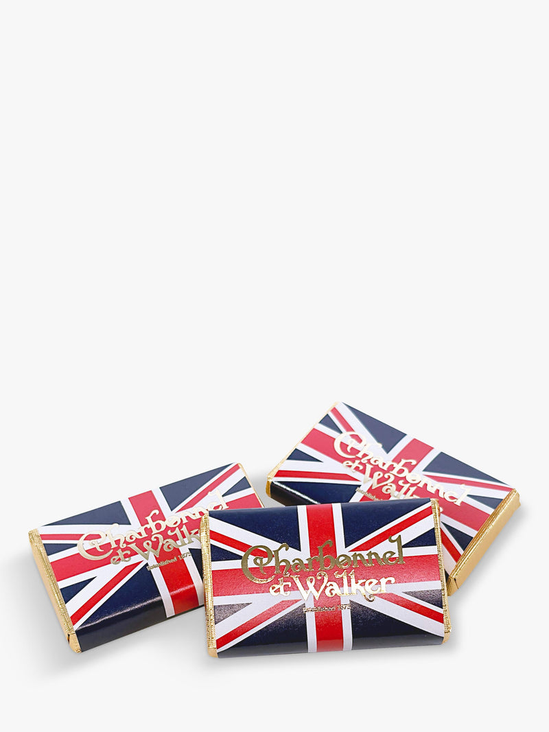 Charbonnel et Walker milk chocolate slims tin 80g, imported from the UK