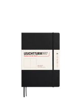 John Lewis LEUCHTTURM1917 B5 Plain Hardcover Notebook Black- Buy online at McGrocer