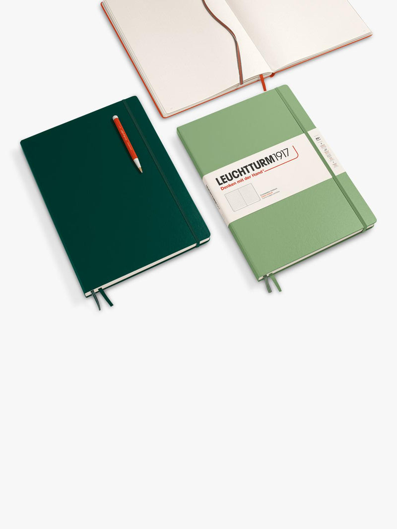 LEUCHTTURM1917 B5 plain hardcover notebook, imported from the UK
