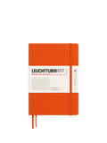 LEUCHTTURM1917 A5 ruled hardcover notebook orange (British brand)