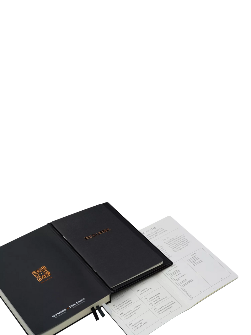 LEUCHTTURM1917 bullet journal notebook black A5 (British brand)
