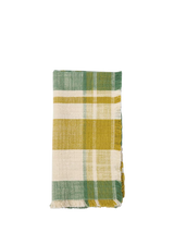 John Lewis The Conran Shop Marabar Check Cotton Napkins Set of 2 Green/Chartreuse- Buy online at McGrocer