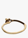 UNOde50 leather butterfly bracelet gold plated imported from the UK