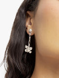 UNOde50 butterfly drop earrings 5cm, imported from the UK