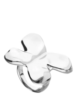 John Lewis UNOde50 Aleteo Flutter Maxi Butterfly Ring Silver 16.4mm- Buy online at McGrocer