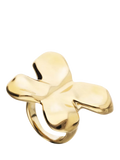 UNOde50 Butterfly Ring Gold Gold-Plated Cocktail Ring