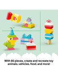 LEGO DUPLO Classic Colourful Creative Box 80 piece building toy (British brand)