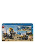 LEGO City dump truck and front loader building set 1132 pieces - British product