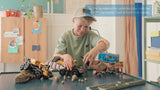 LEGO City dump truck and front loader building set 1132 pieces - British product