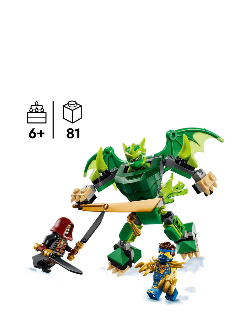 LEGO building toy Lloyd's Dragon Mech Battle Pack 81 pieces, imported from the UK
