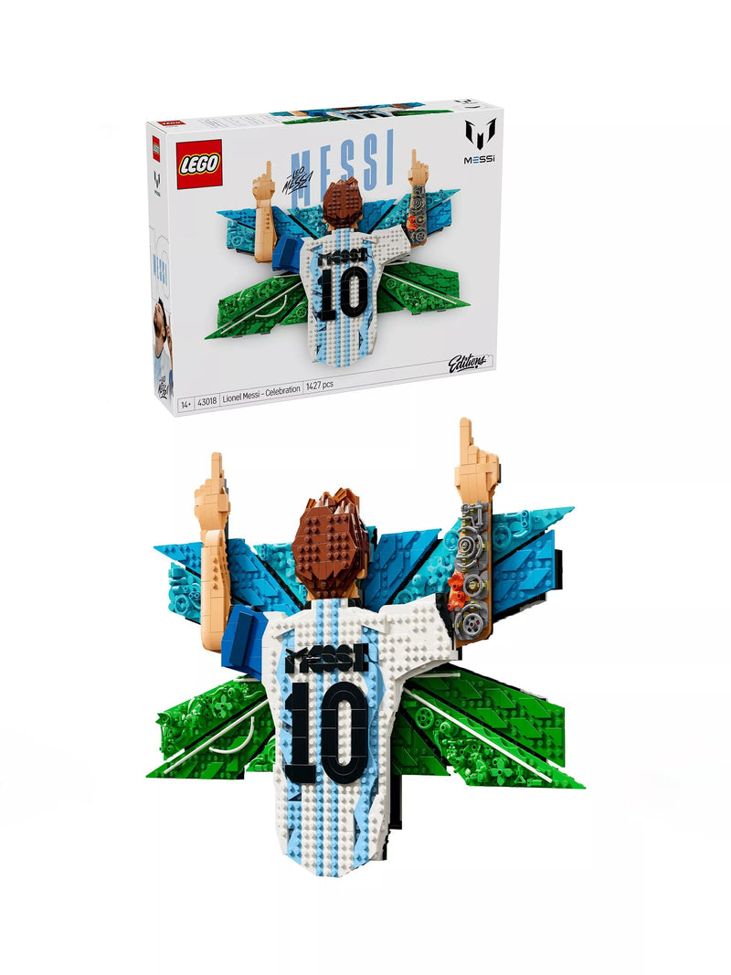 LEGO Editions Lionel Messi Celebration building set 1427 pieces, imported from the UK