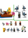 LEGO Minecraft Evoker Village Attack set 607 pieces, imported from the UK