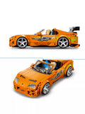 LEGO Speed Champions Fast & Furious Toyota Supra MK4 building toy set, UK version