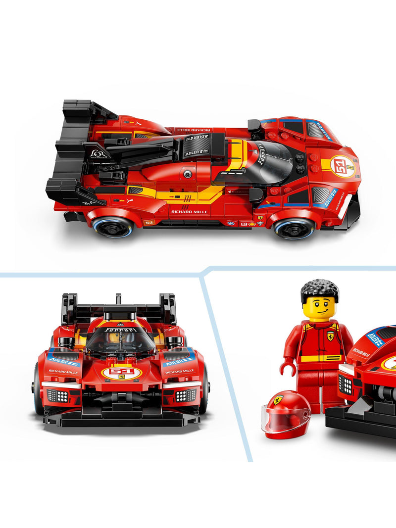 LEGO Speed Champions Ferrari 499P model, UK version