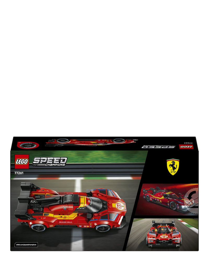 LEGO Speed Champions Ferrari 499P model, UK version