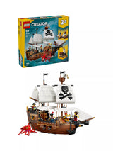 John Lewis LEGO Creator 3-in-1 Iconic Pirate Ship Building Toy- Buy online at McGrocer