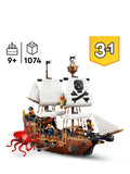 LEGO Creator 3-in-1 Pirate Ship building toy, imported from the UK