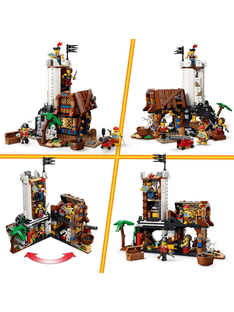 LEGO Creator 3-in-1 Pirate Ship building toy, imported from the UK