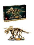 LEGO Jurassic World Triceratops fossil building toy, imported from the UK