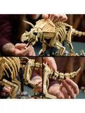 LEGO Jurassic World Triceratops fossil building toy, imported from the UK