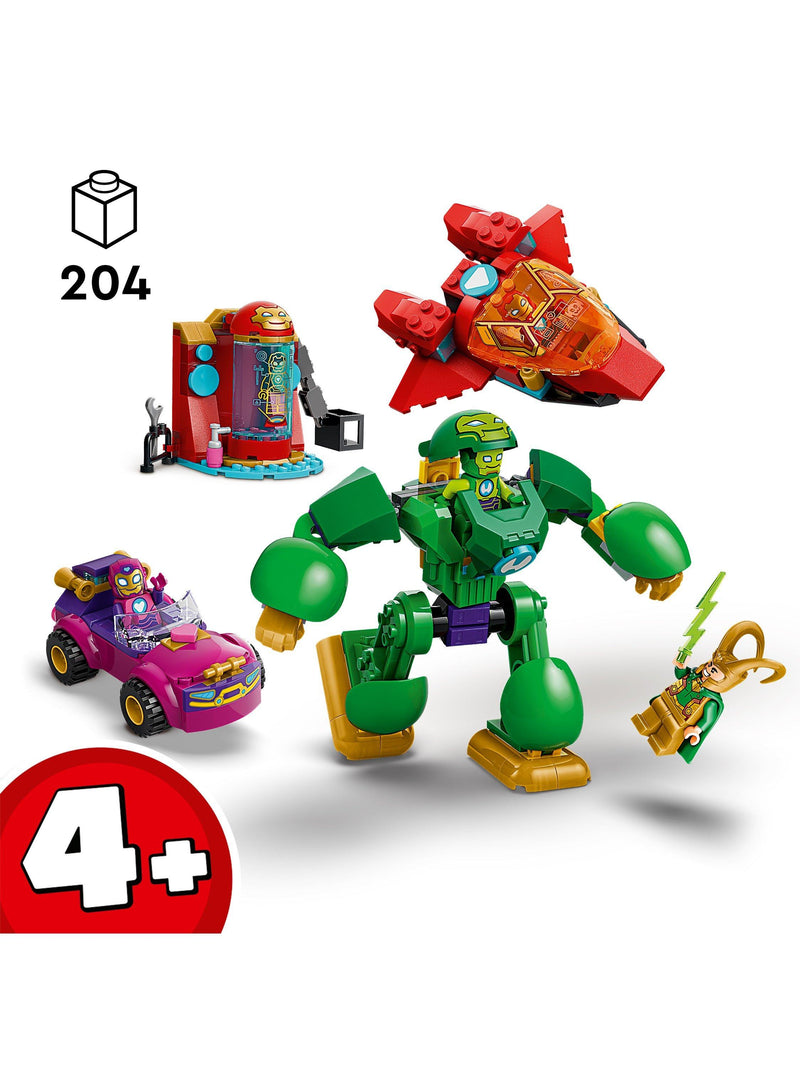 LEGO Marvel Loki vs Team Iron Man building set 204 pieces - British product