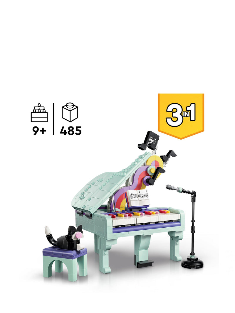 LEGO Creator Music Decor Piano with Cat building toy - British product