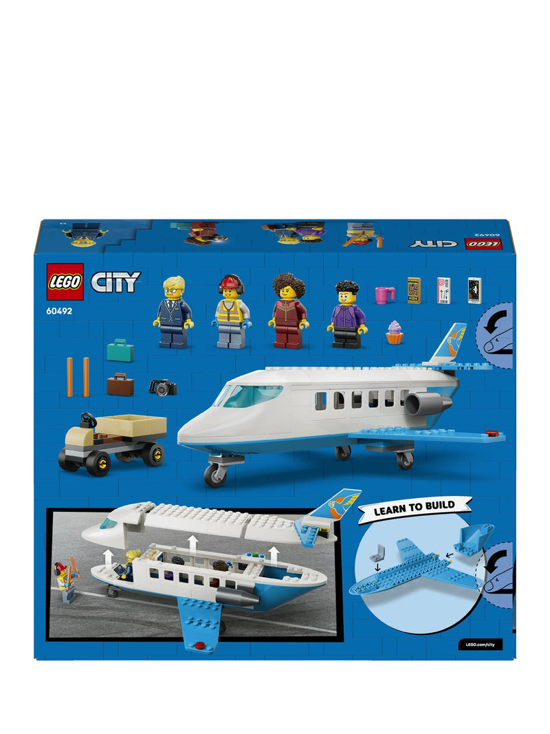 LEGO City Passenger Jet building set 118 pieces (British brand)