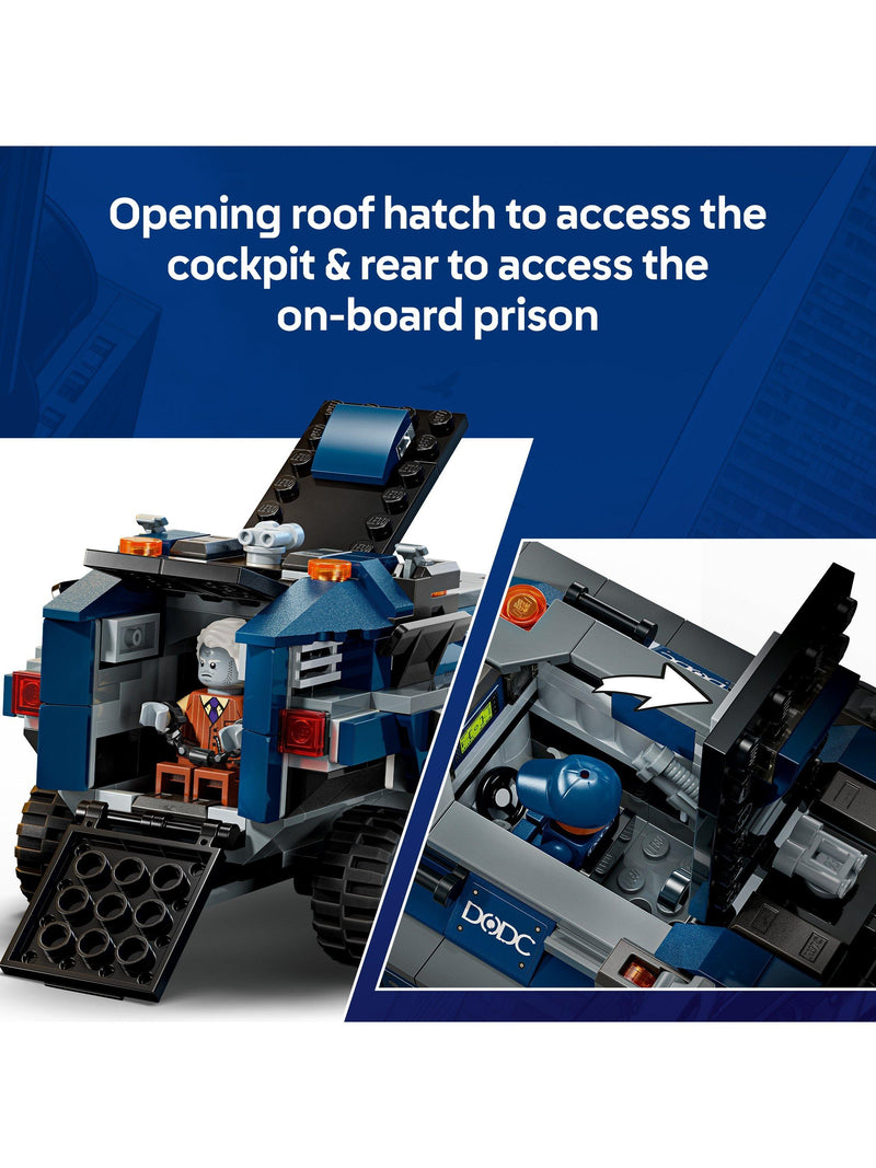 LEGO Spider-Man Prison Transport Chase construction set 367 pieces (British brand)
