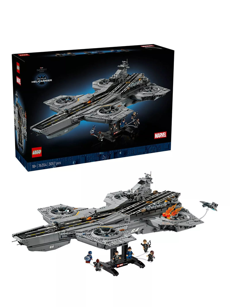 LEGO Marvel Helicarrier 3057 piece building toy set - British product