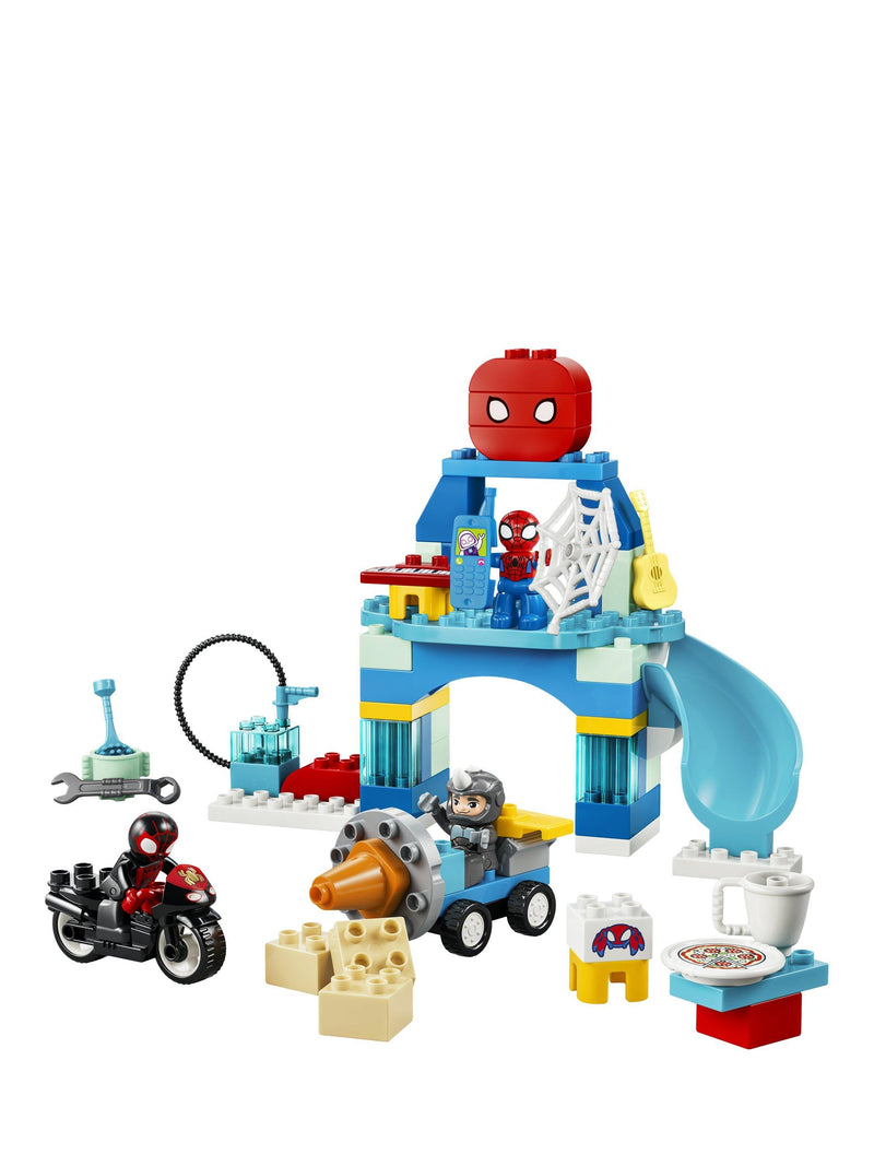 LEGO DUPLO Marvel Spidey Webquarters building toy 65 pieces, imported from the UK