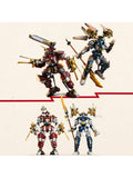 LEGO Ninjago Twin Titan Mechs building set 1707 pieces, UK version