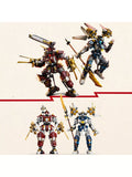 LEGO Ninjago Twin Titan Mechs building set 1707 pieces, UK version