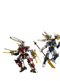 LEGO Ninjago Twin Titan Mechs building set 1707 pieces, UK version