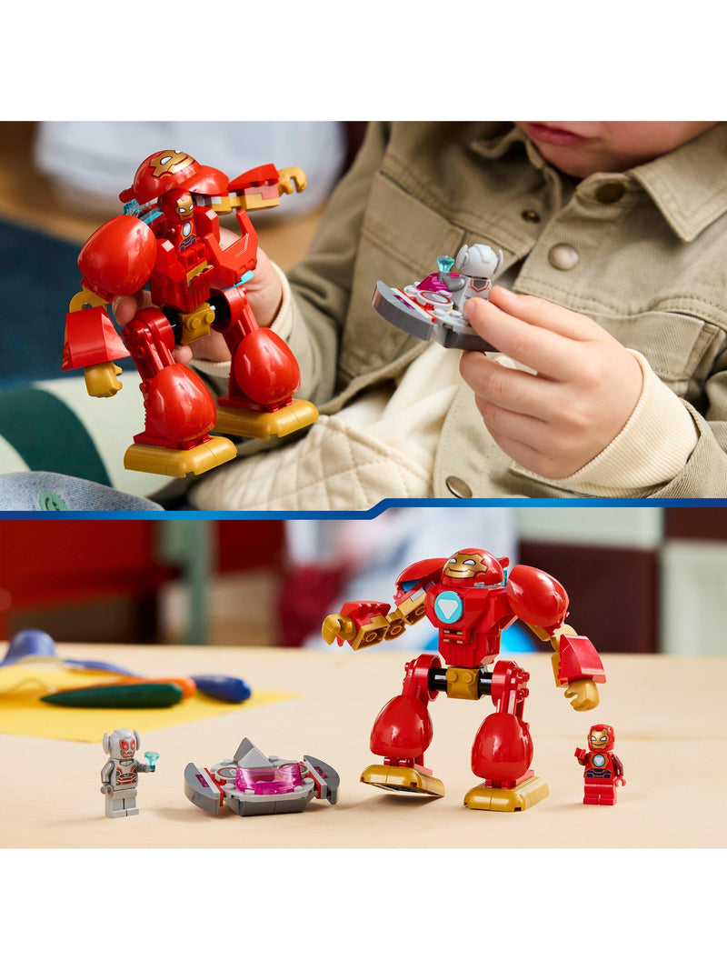 LEGO Marvel Ultron vs Iron Man building toy, imported from the UK