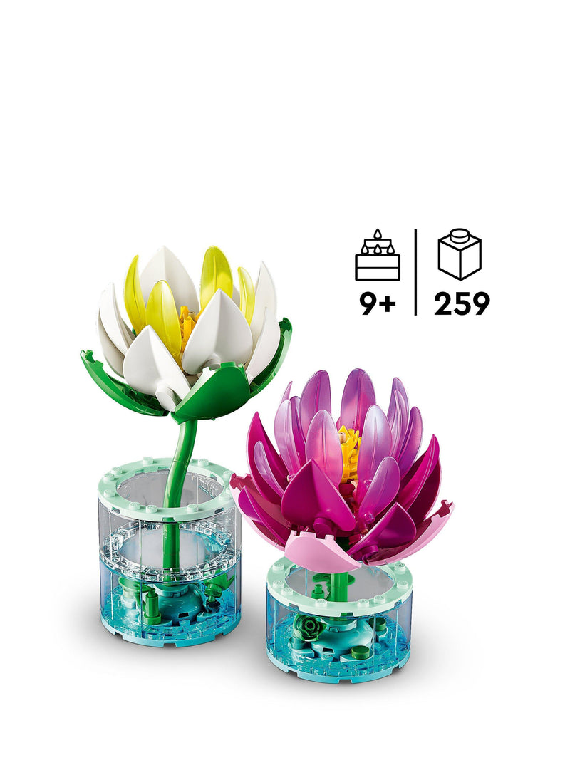 LEGO Botanicals Water Lilies building toy 259 pieces - British product