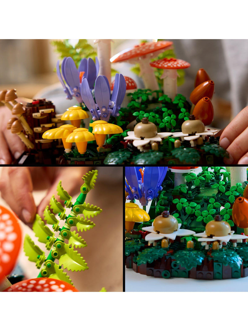 LEGO Botanicals Woodland Mushrooms building toy, imported from the UK