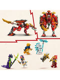 LEGO Ninjago Wyldfyre's Transforming Dragon Mech building toy, UK version