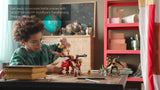 LEGO Ninjago Wyldfyre's Transforming Dragon Mech building toy, UK version