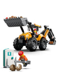 LEGO City Yellow Backhoe Loader building set, UK version