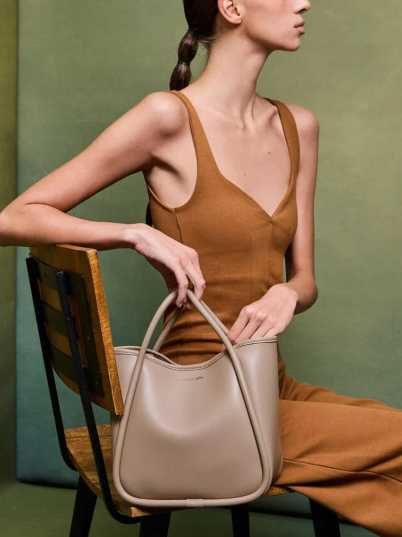 CHARLES & KEITH Lyla Mini Tote, imported from the UK